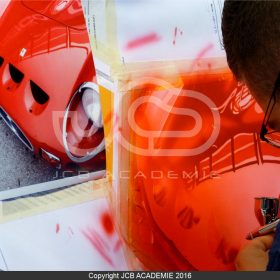 JCB Académie, est un centre de formation professionnelle dédié au graphisme, à l’étude de design et à la réalisation de décors peints à l’aérographe sur tous types de supports. Notre école créée par un professionnel fort de 20 années d’expérience dans le milieu du sport automobile, enseigne les techniques nécessaires à l’exécution d’un projet de décors. Dans des locaux neufs, spacieux, modernes et confortables, à l’aide de matériels adaptés et dernière génération, JCB Académie peut accueillir 15 stagiaires.