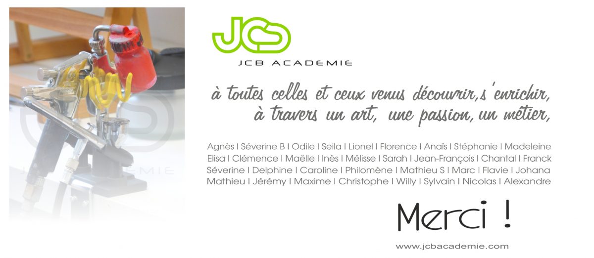 Carte remerciements JCB Academie 2016